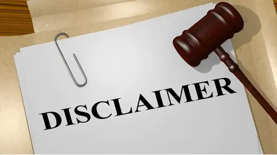 Disclaimer 1 Disclaimer